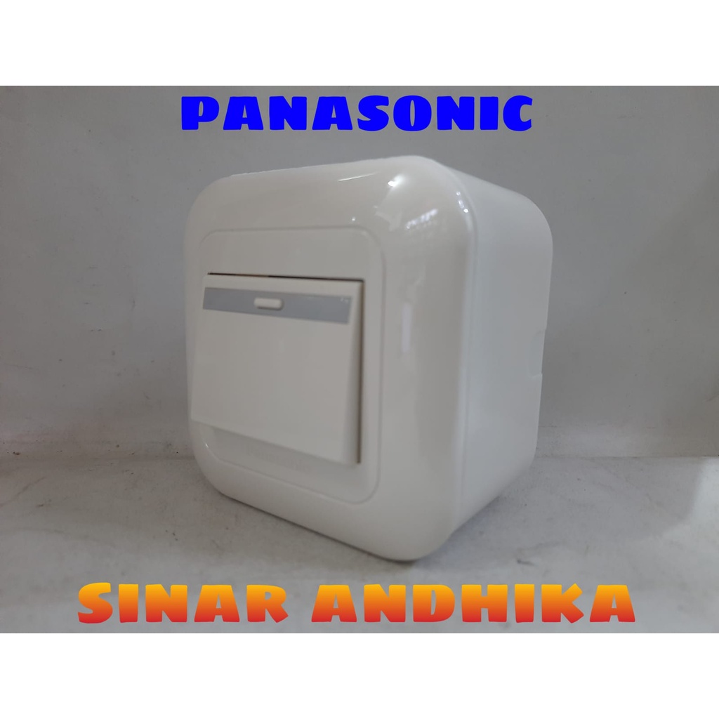 SAKLAR ENGKEL LEBAR PUTIH OUTBOW PANASONIC WEJ 78029+WEJ 5541+WEJ 6911W