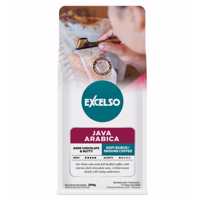 

Kopi Excelso Java Arabica Kopi Bubuk 200 gr