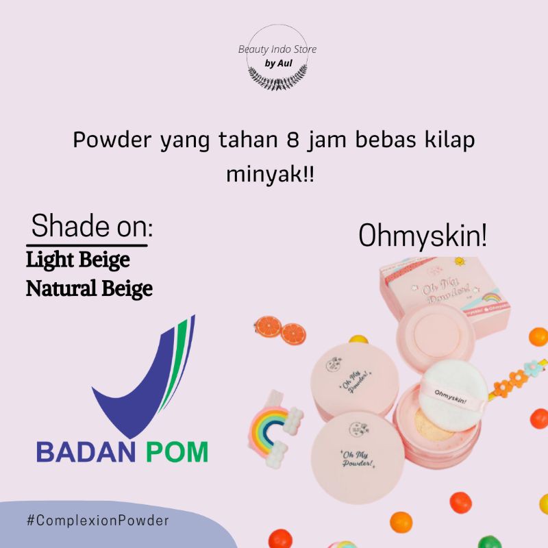 OHMYSKIN OH MY POWDER READY SIAP KIRIM
