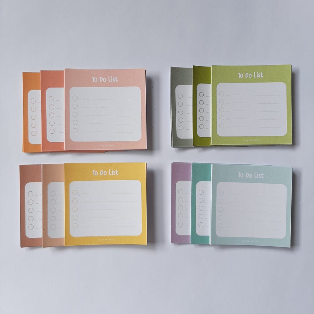 

To do list - memo note paper notepad