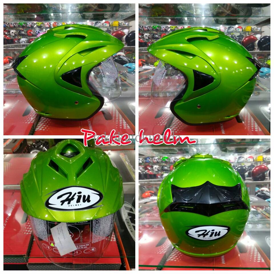HELM MURAH BAGUS HIU ARROW LIME GREEN