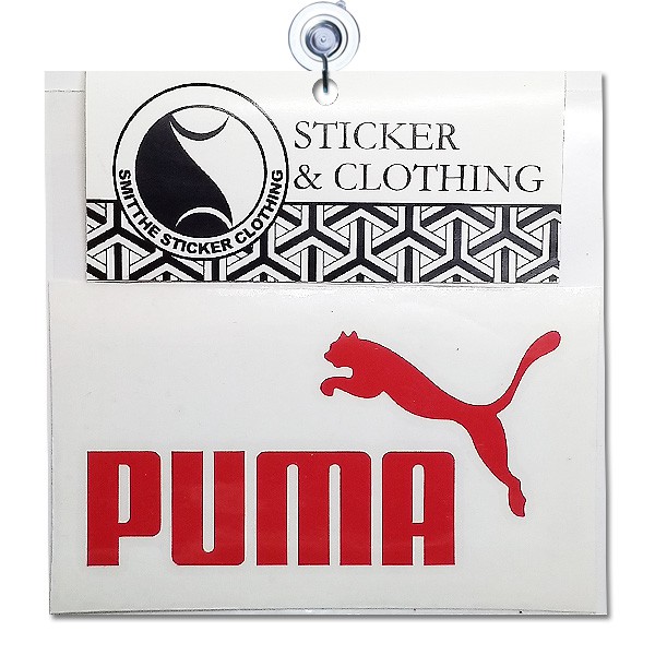 Stiker PUMA Logo Cutting Sticker untuk aksesoris Motor Mobil