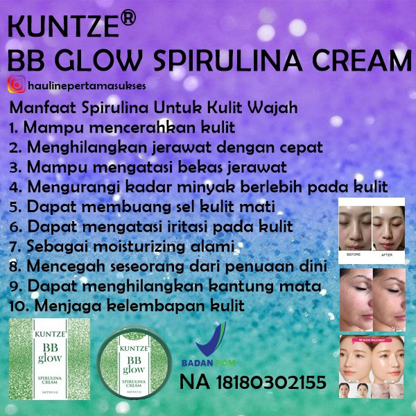 (INEED) KUNTZE BB glow Spirulina cream