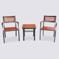 kursi teras taman besi outdoor minimalis mewah makassar murah siantano