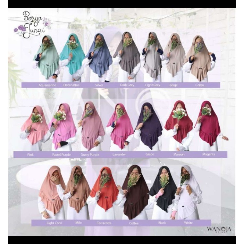 Bergo Junai by WanojaHijab
