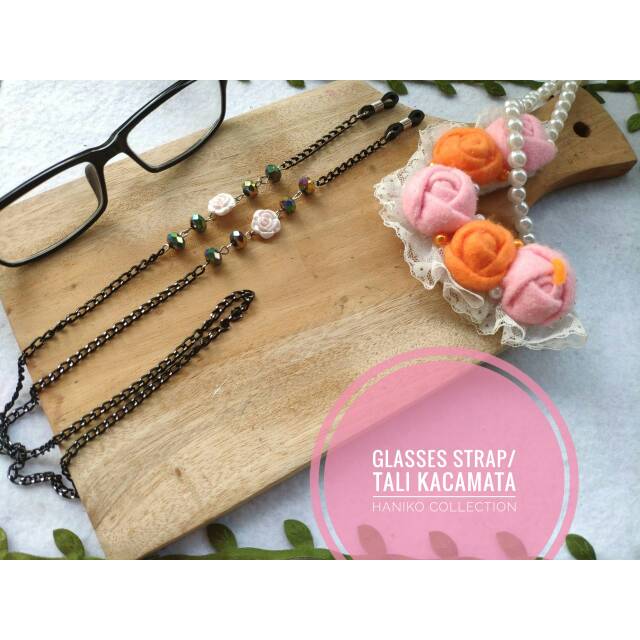 Tali Kacamata / Glasses Strap Rantai Hitam Handmade | Shopee Indonesia