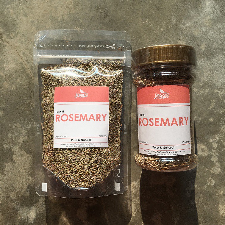 

Dried Rosemary Flakes Daun Rosemary Kering 30gr