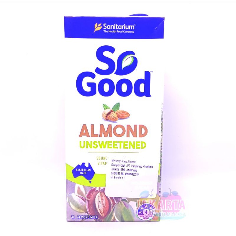 

(SUSU ALMOND) SANITARIUM ALMOND UNSWEETENED 1000ML
