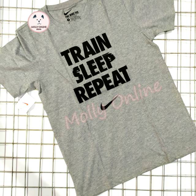 Tshirt Pria Nike TrainSleepRepeat factory outlet / kaos nike / kaos pria / factory outlet / FO
