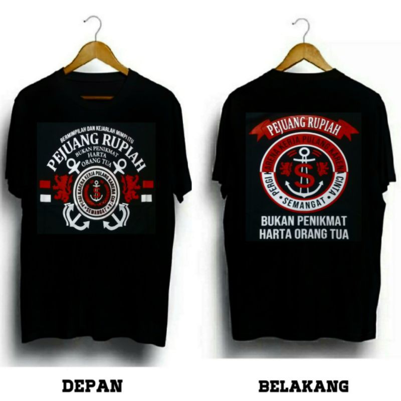 Kaos Distro Pejuang Rupiah/Kaos pejuang rupiah/Kaos logo pejuang rupiah/