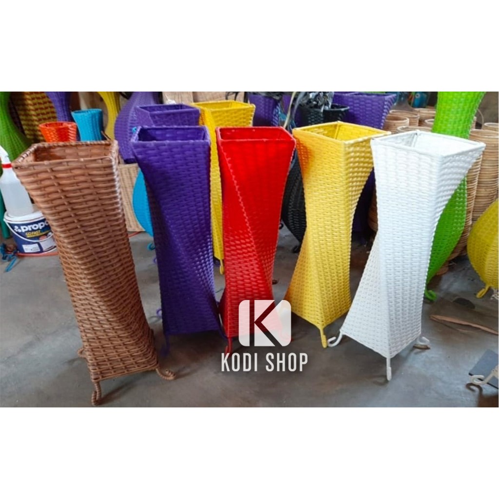 POT ULIR ROTAN SINTETIS, GUCI ULIR ROTAN SINTETIS