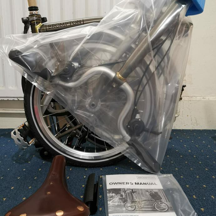 Brompton M6L Superlight Raw Lacquer