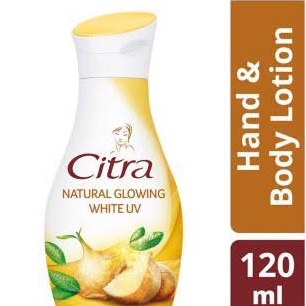 Citra Hand Body Lotion Natural Glowing White UV 120ml