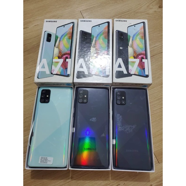 Samsung A71 Ram 8/128GB Second Resmi Sein Fullset No Minus