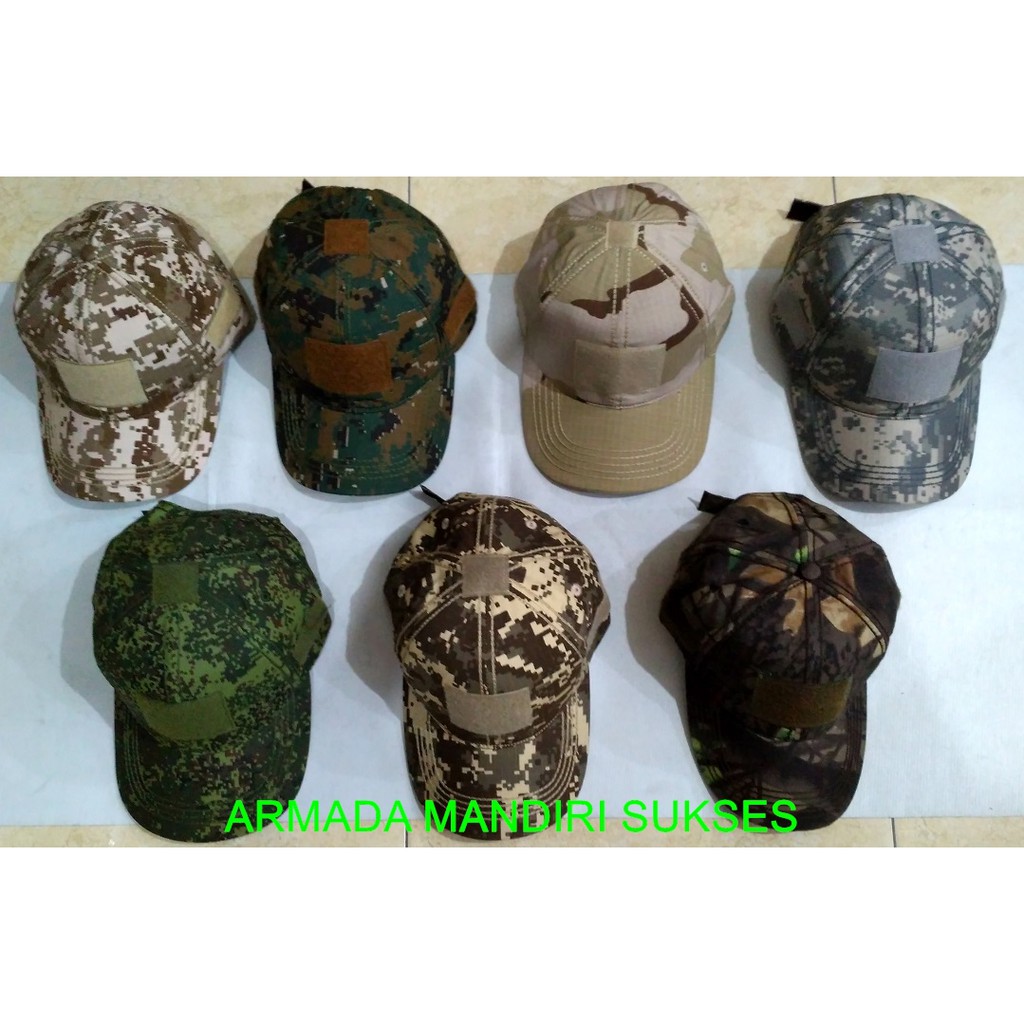 Topi Tactical Digital Loreng - Topi Kanvas Tactical Loreng