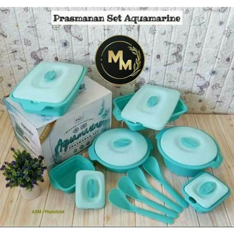 Set prasmanan aquamarine
