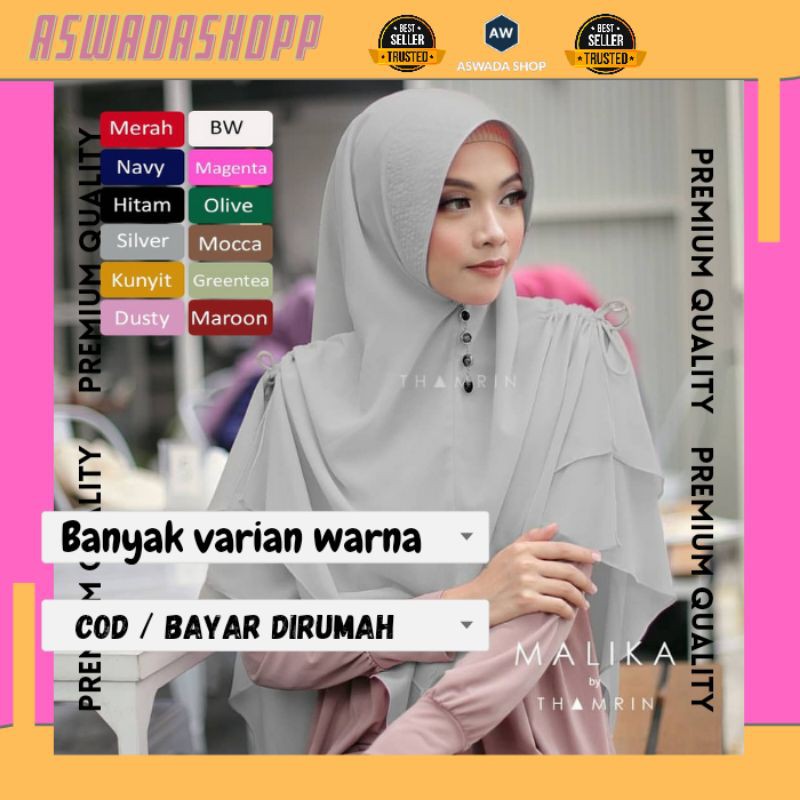 Jilbab Instan | hijab instant | jilbab bergo | jilbab | hijab kerudung instan bergo syari Malika
