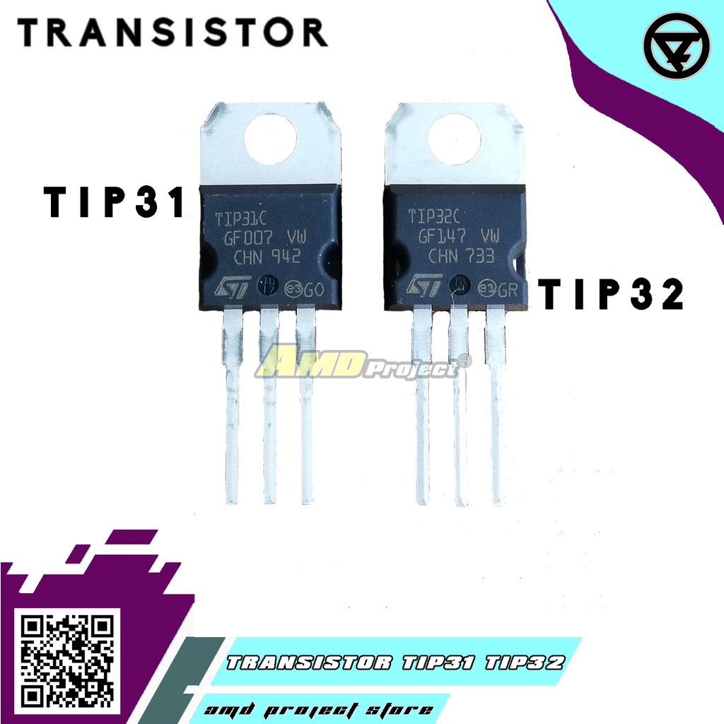 thumbnail image 2 of 20pcs TIP32C PNP Transistors – 3A 100V TO-220, Fairchild Semiconductor Compatible 2 of 5