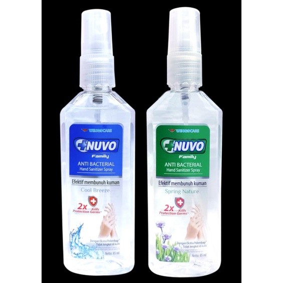 Jual Nuvo Hand Sanitizer Spray 85ml Shopee Indonesia