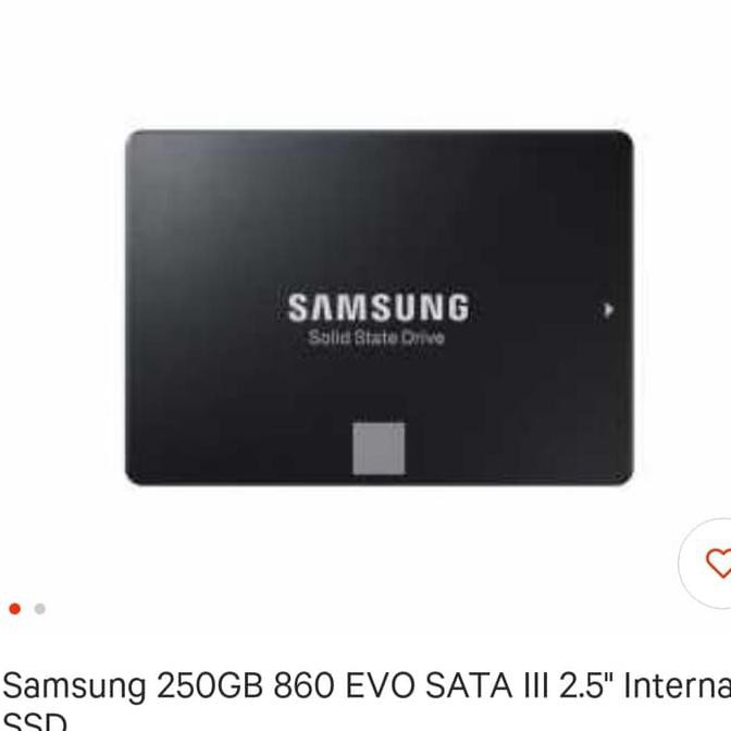 ssd samsung evo 860 sata Samsung 250GB 860 EVO SATA III 2.5" Internal