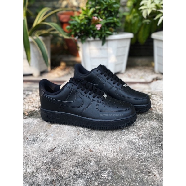 Nike Air Force 1 '07 Triple Black Original Resmi