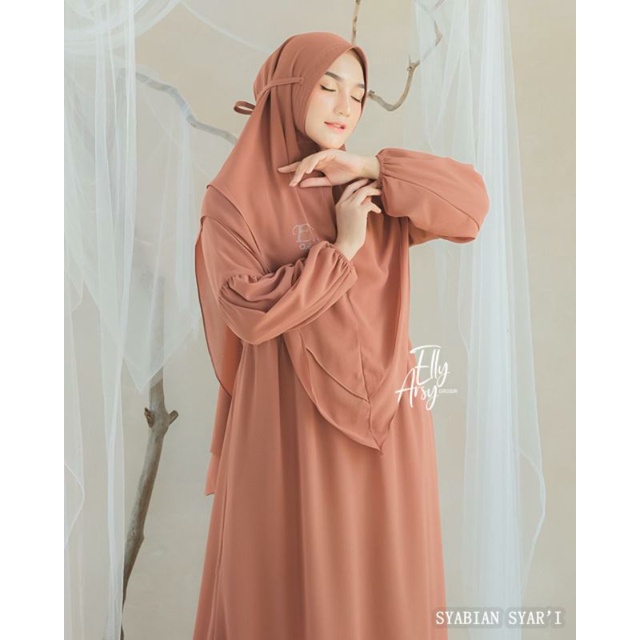 [SET HIJAB SYAR'I ELLY ARSY]SHABIYAN SET SYAR'I ORI ELLY ARSY/SET HIJAB ELLY ARSY/GAMIS ELLY ARSY/DR