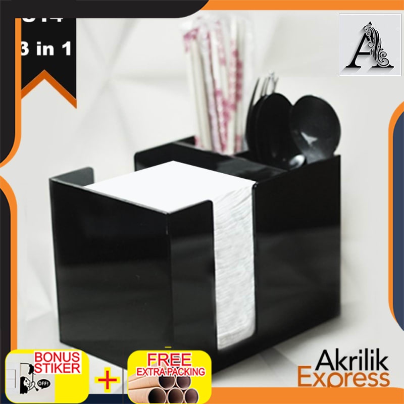 

Murah Tempat tissue akrilik / tempat tissue / tempat tissue 3 in 1