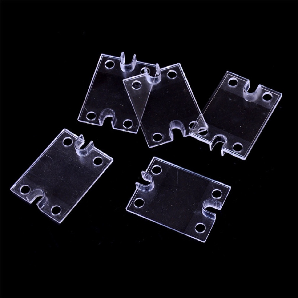 (lsingers1) 5pcs Cover Plastik Transparan Untuk Relay SSR