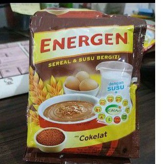 ENERGEN RASA COKLAT KEMASAN RENCENG ISI10SACHET. ORIGINAL. HARGA GROSIR