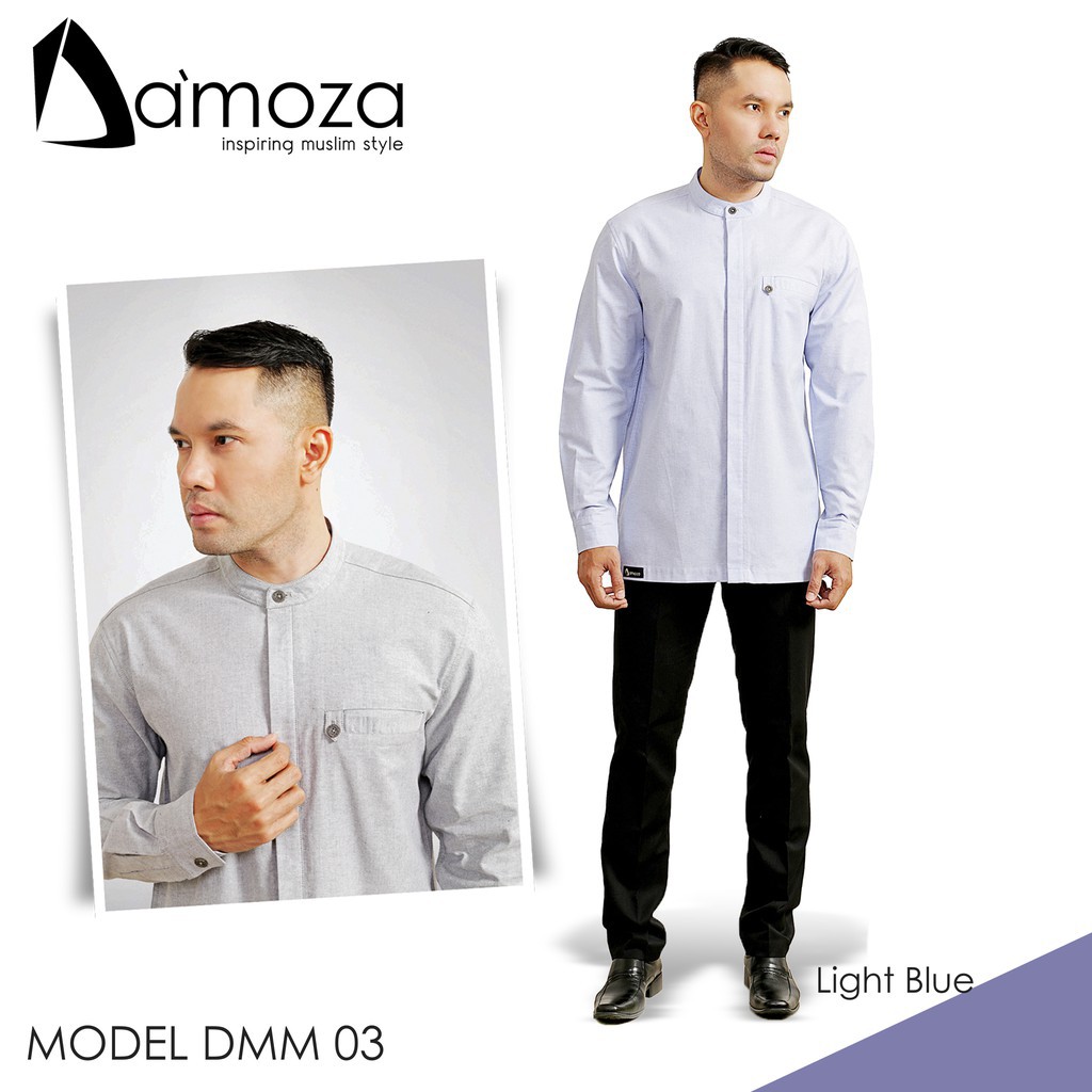 Baju Koko Pria DAMOZA DMM 03|| Gamis Mutif Damoza Upmore