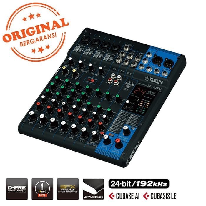 Mixer Yamaha MG 10 XU MG10XU MG 10XU Original 10 Channel