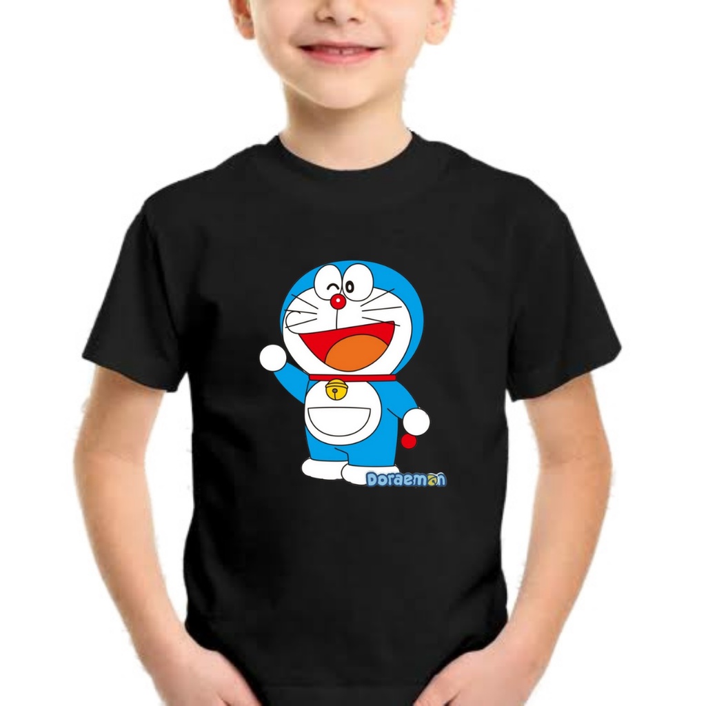 Clothing May - Kaos Karakter Doraemon Karakter Kaos Anak Koas Anak Karater Distro Kekinin T Shirt Tshirt T-Shirt Premium Murah