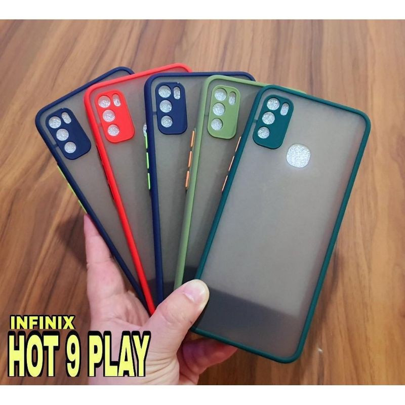 Infinix Hot 9 Play 9Play 10 Note 7 8 / Smart 4 5 Hard Case Dove Fuze Doff Hybrid Soft Leather Dov Hp