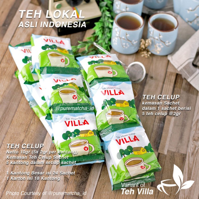 

teh-daun- teh villa indonesian black tea teh hitam celup lokal indonesia 24 pcs -daun-teh.