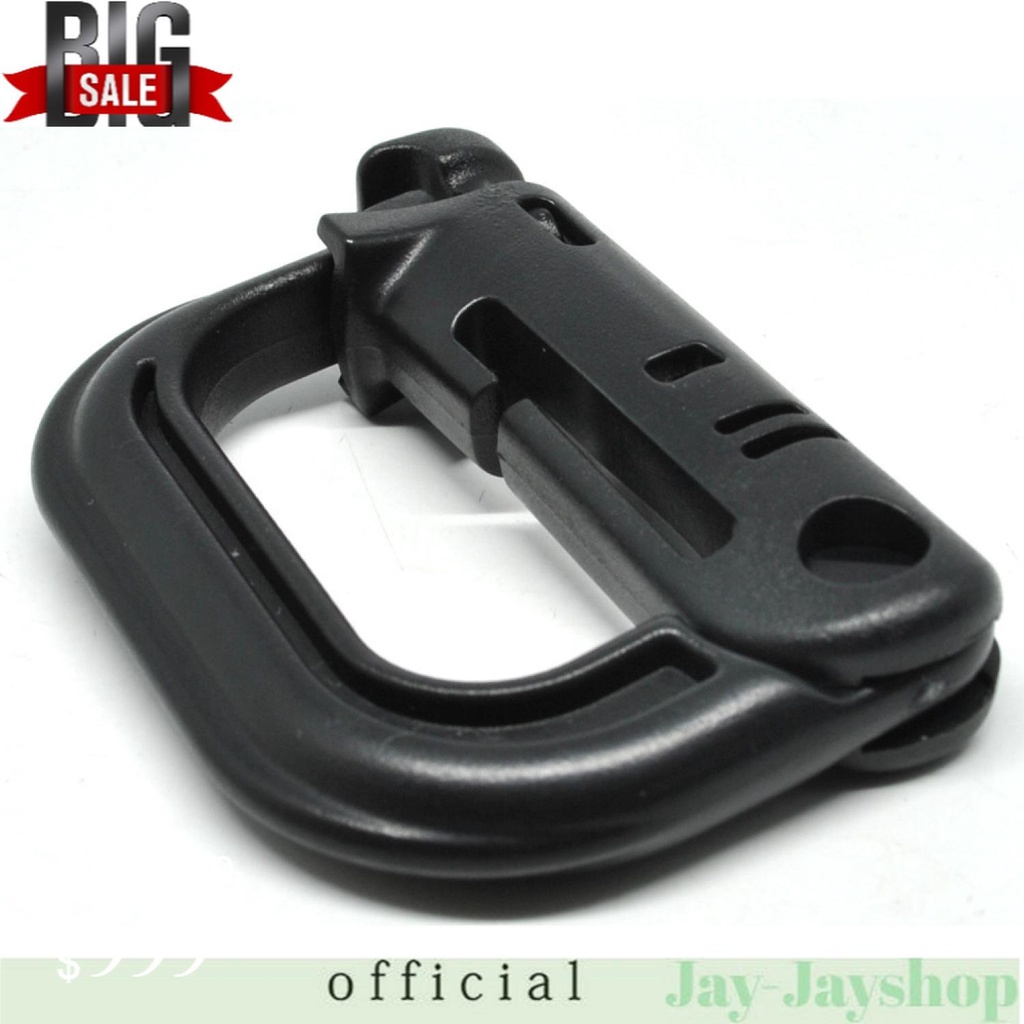 D D Ring Buckle Carabiner with Quickdraw - K307