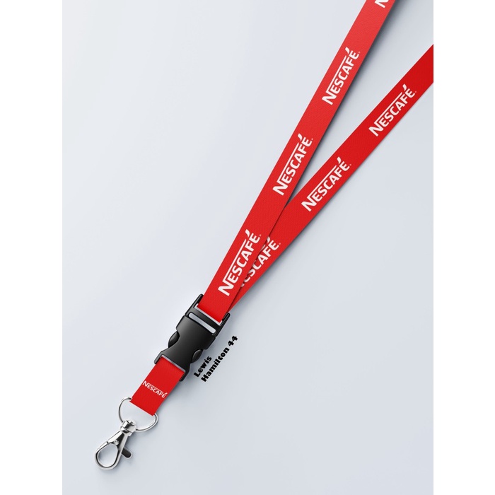 

Lanyard Nescafe Kopi Coffee Dua Sisi Satuan