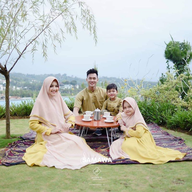 *CUCI GUDANG Samawa Sarimbit (Yellow Cream) by Aahva