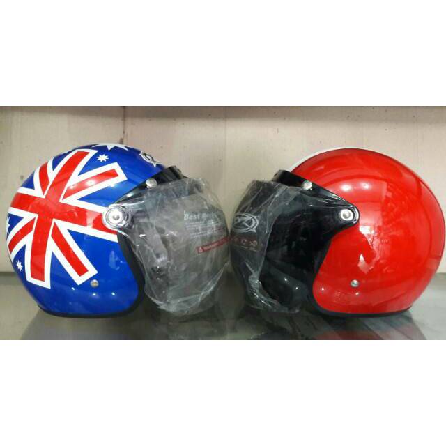 Helm Retro XYZ Murah Meriah