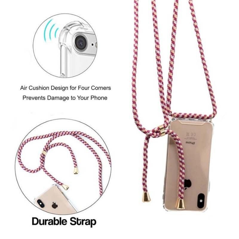 Lanyard Case iPhone XR - Sling Case iPhone XR - Case iPhone XR Tali Gantung Leher Murah Cuci Gudang