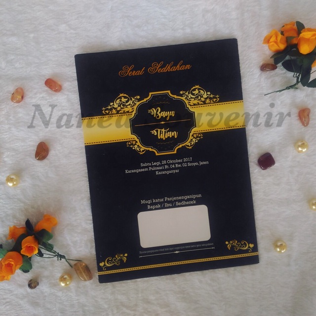 Undangan/ undangan wayang/ undangan custom/ undangan full color/ invitation/ wedding invitation