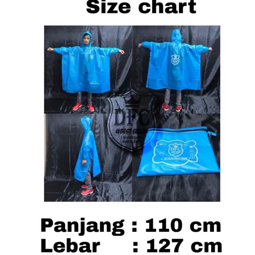 JAS HUJAN PONCHO PRIA WANITA-JAS HUJAN KELALAWAR ORIGINAL BAHAN TERBAIK