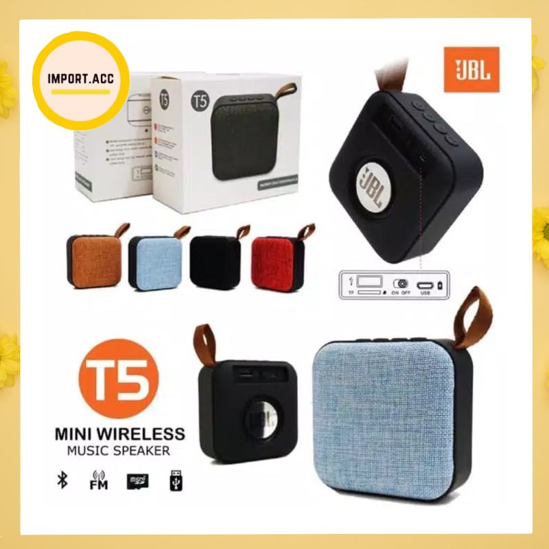 Speaker Bluetooth Mini J T5 Wireless Music