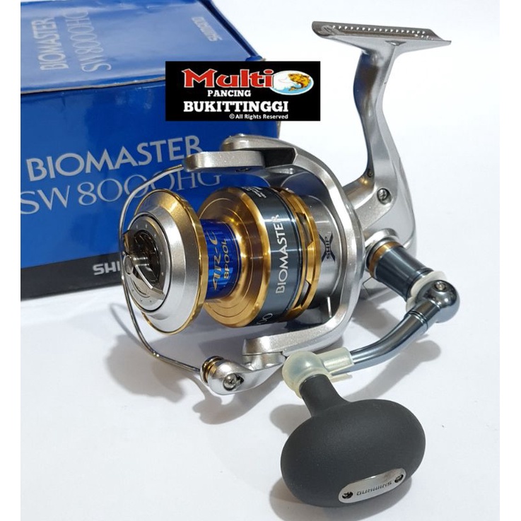 reel shimano bio master SW 8000 HG