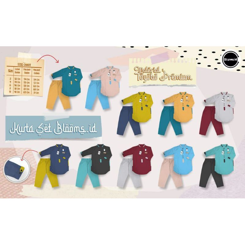 Setelan Koko Kurta Anak By BLOOMS.ID