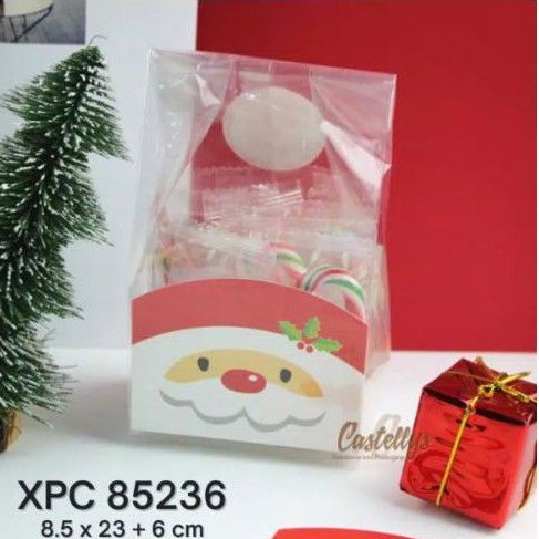 plastik Roti XPC 85236 Survenir Natal Chritmas Cookies Snack Permen Coklat  Kuker
