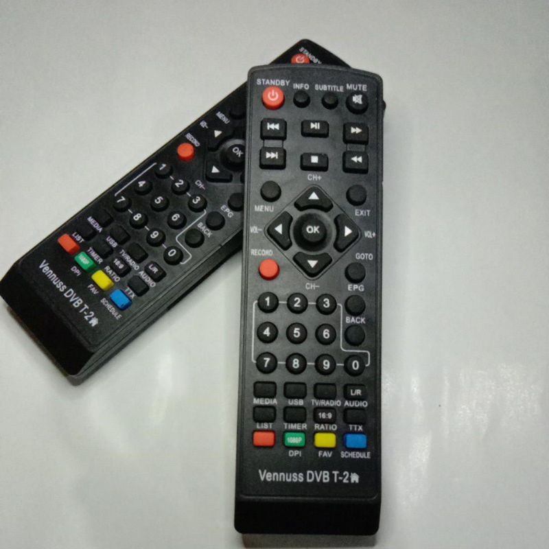 REMOTE RECEIVER DVB T2 VENUS