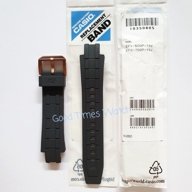 STRAP EDIFICE EFX-500P-1AV EFX 500P EFX 700P EFX 500 EFX 700 Casio Original