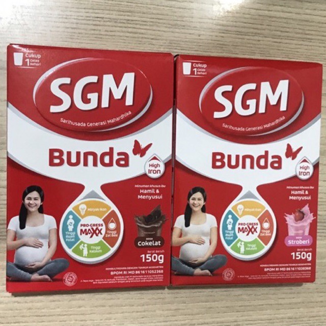 SGM Bunda 150gr Coklat / Strawberry