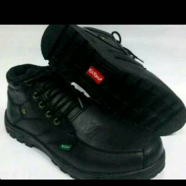 SEPATU KULIT PANTOFEL BOOTS PRIA KICKERS