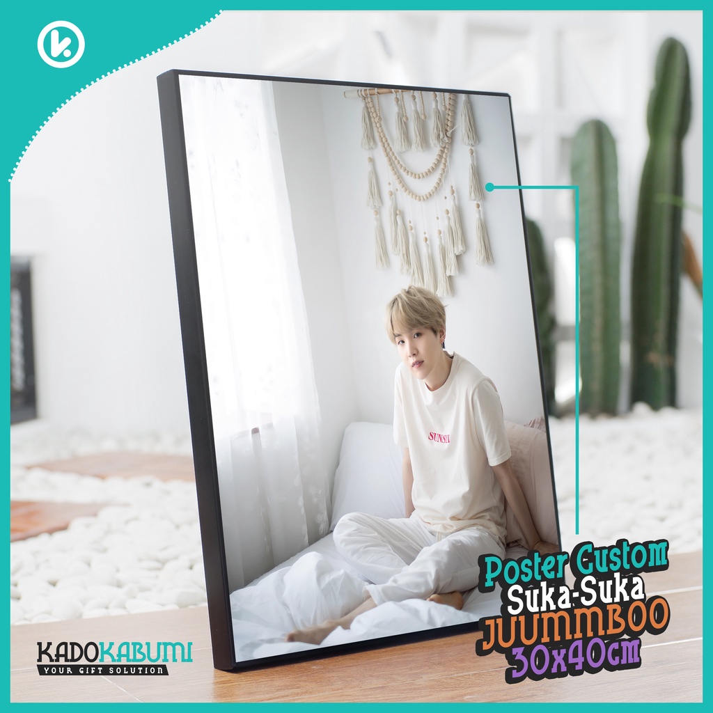 JUMBO CETAK FOTO POSTER PREMIUM | KPOP BTS, EXO, BLACKPINK | HIASAN DINDING KAMAR RUMAH